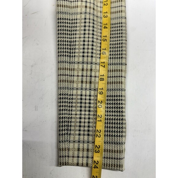 Cabi Skirt Suit Twill Check Plaid Beige Tan Jacket Size M Skirt Size 8 Corporate - Picture 5 of 14